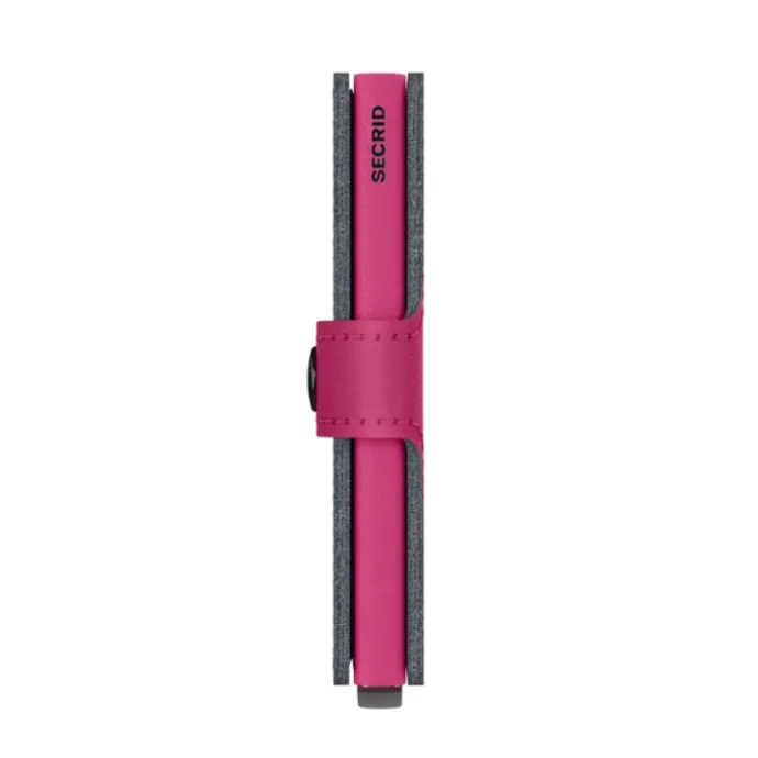 Secrid Miniwallet Portemonnee Yard Powder fuchsia