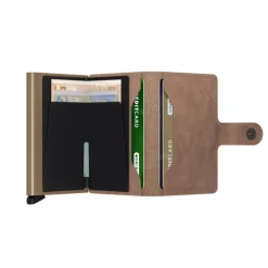 Secrid Miniwallet Portemonnee Vintage taupe