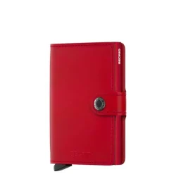 Secrid Miniwallet Portemonnee red leather