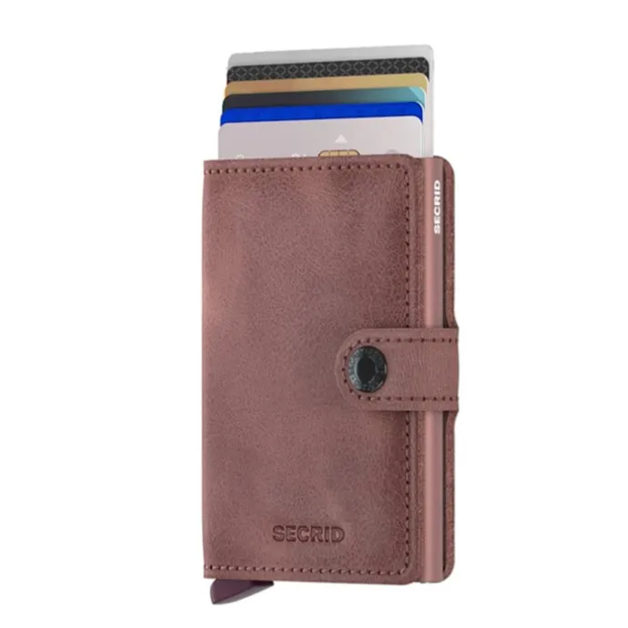 Secrid Miniwallet Portemonnee Vintage mauve