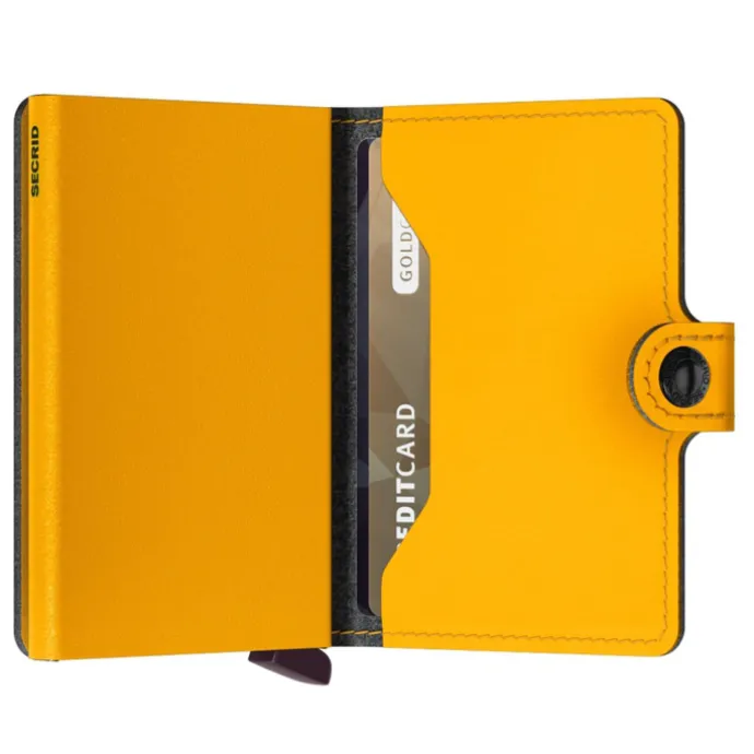 Secrid Miniwallet Portemonnee Yard Powder ochre