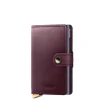 Secrid Miniwallet Portemonnee Dusk bordeaux