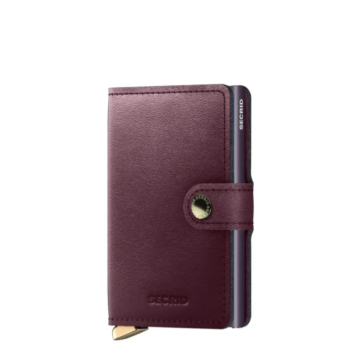 Secrid Miniwallet Portemonnee Dusk bordeaux
