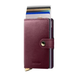 Secrid Miniwallet Portemonnee Dusk bordeaux