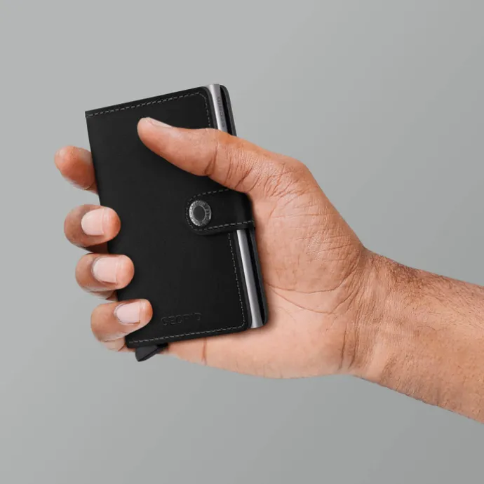 Secrid Miniwallet Portemonnee black leather