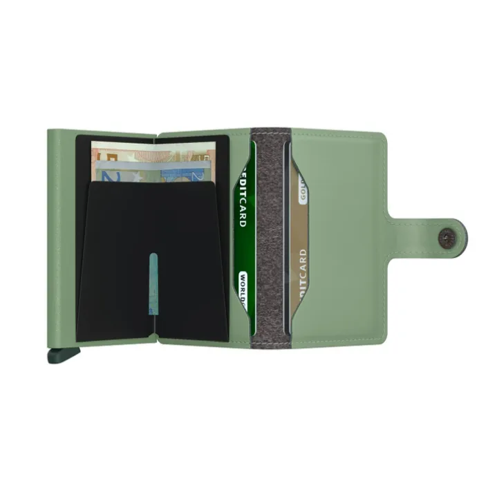 Secrid Miniwallet Portemonnee Yard Powder pistachio
