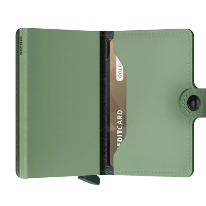 Secrid Miniwallet Portemonnee Yard Powder pistachio