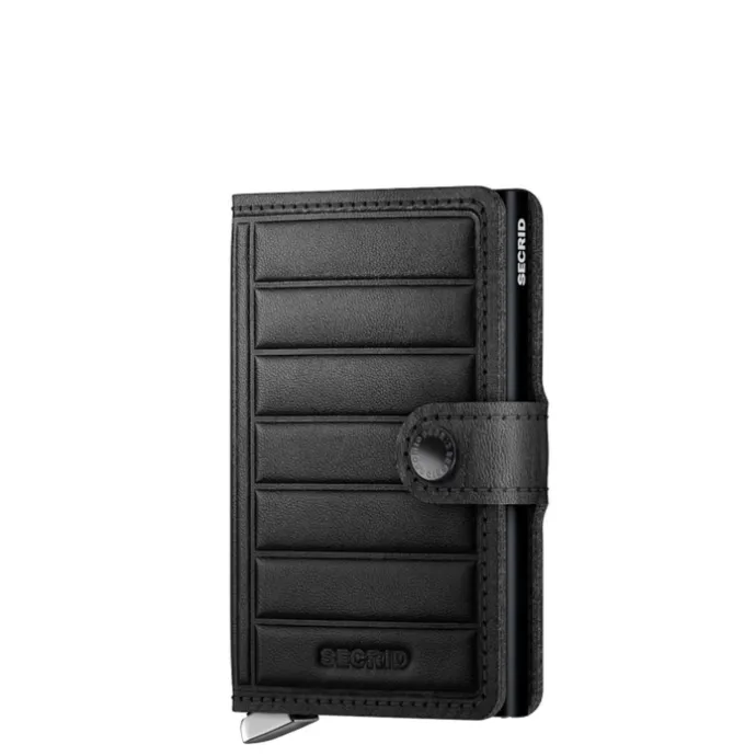 Secrid Miniwallet Portemonnee Emboss Lines black