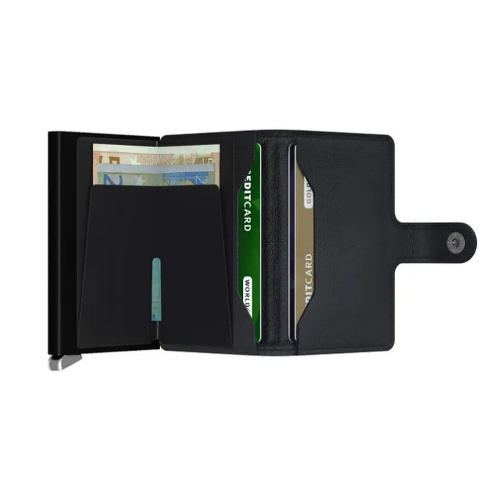 Secrid Miniwallet Portemonnee Emboss Lines black