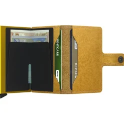 Secrid Miniwallet Portemonnee Crisple ochre