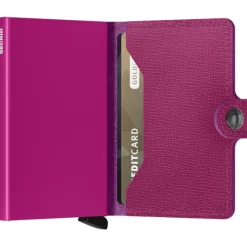 Secrid Miniwallet Portemonnee Crisple fuchsia