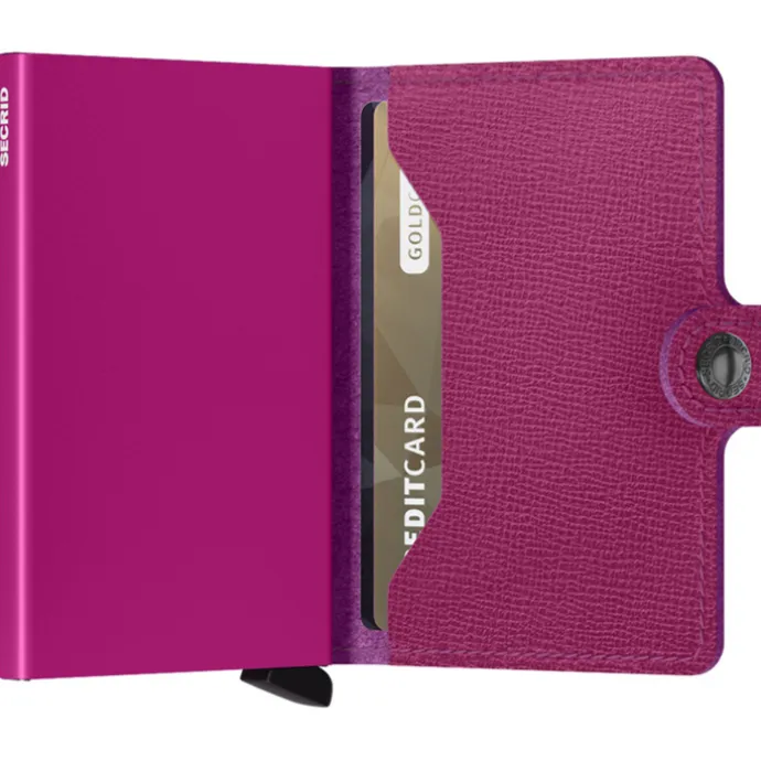 Secrid Miniwallet Portemonnee Crisple fuchsia