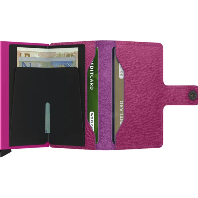 Secrid Miniwallet Portemonnee Crisple fuchsia