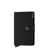 Secrid Miniwallet Portemonnee black crisple
