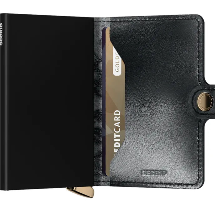 Secrid Miniwallet Premium Stitch Floral black