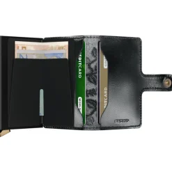 Secrid Miniwallet Premium Stitch Floral black