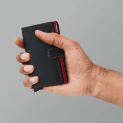 Secrid Miniwallet Wallet Matte black & red