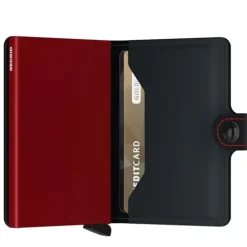Secrid Miniwallet Wallet Matte black & red