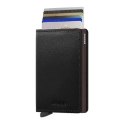 Secrid Slimwallet black brown