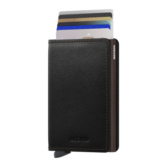 Secrid Slimwallet black brown