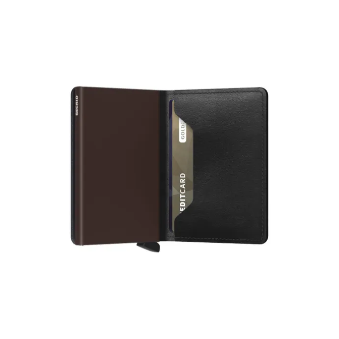 Secrid Slimwallet black brown