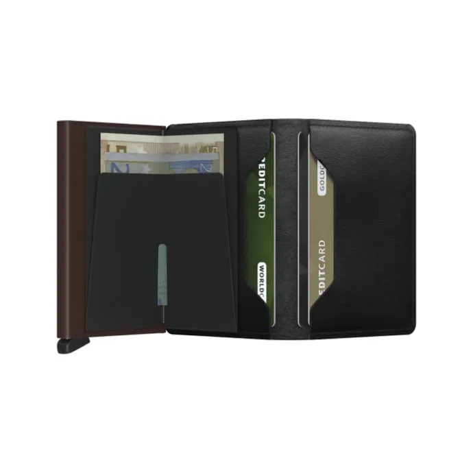 Secrid Slimwallet black brown