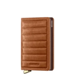 Secrid Slimwallet Emboss Lines cognac