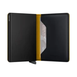 Secrid Slimwallet Matte black ochre