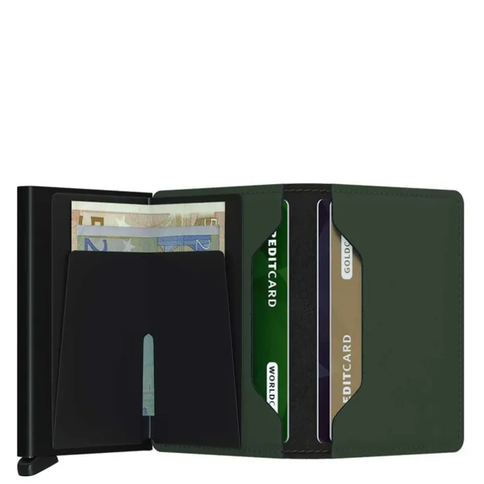 Secrid Slimwallet Portemonnee Matte green & black
