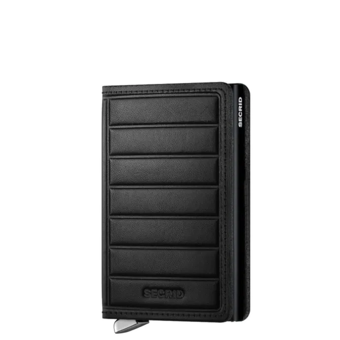 Secrid Slimwallet Portemonnee Emboss Lines black
