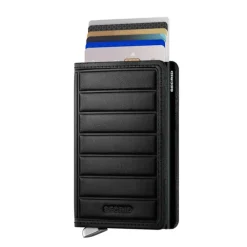 Secrid Slimwallet Portemonnee Emboss Lines black