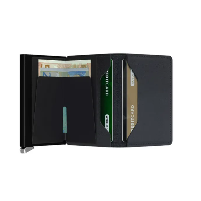 Secrid Slimwallet Portemonnee Emboss Lines black