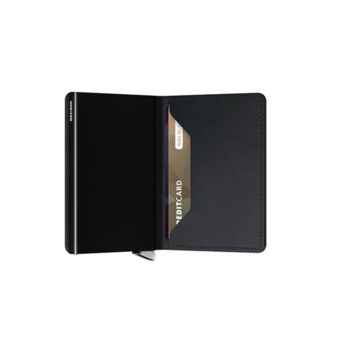 Secrid Slimwallet Portemonnee Emboss Lines black