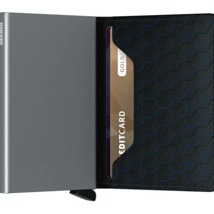 Secrid Slimwallet Portemonnee Optical black & titanium