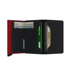 Secrid Slimwallet Portemonnee Matte black & red