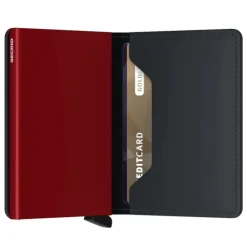 Secrid Slimwallet Portemonnee Matte black & red