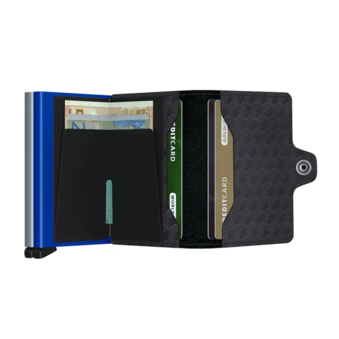 Secrid Twinwallet Portemonnee Optical black & titanium