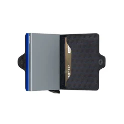 Secrid Twinwallet Portemonnee Optical black & titanium