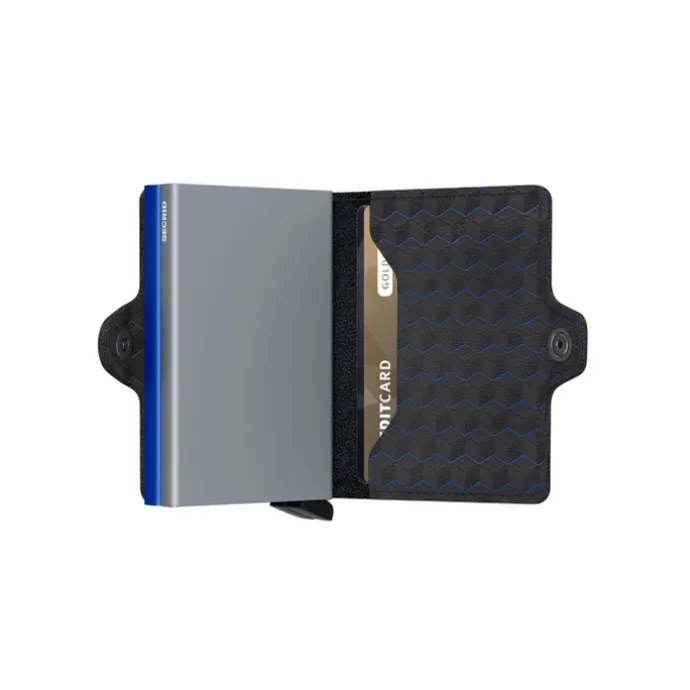 Secrid Twinwallet Portemonnee Optical black & titanium