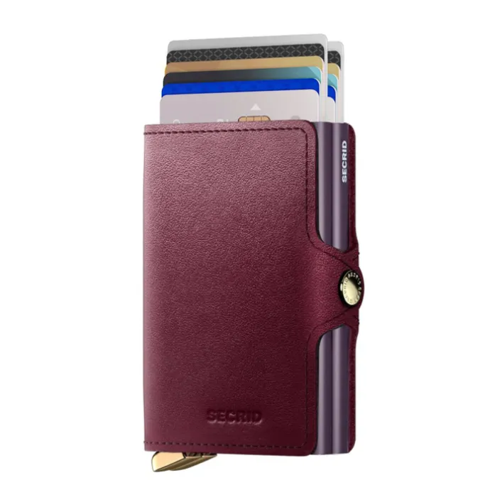 Secrid Twinwallet Portemonnee Dusk bordeaux