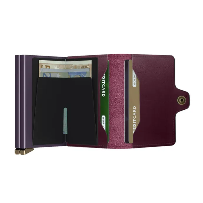 Secrid Twinwallet Portemonnee Dusk bordeaux
