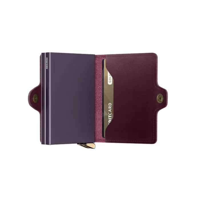 Secrid Twinwallet Portemonnee Dusk bordeaux