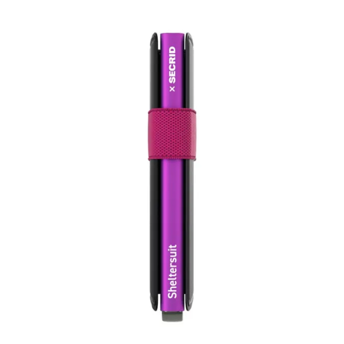 Secrid x Sheltersuit Bandwallet TPU black-fuchsia