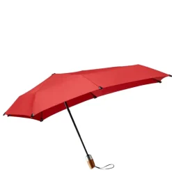 Senz Automatic Deluxe Opvouwbare Stormparaplu passion red