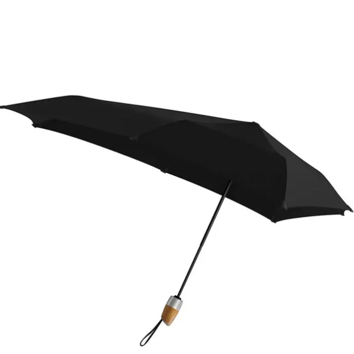 Senz Automatic Deluxe Opvouwbare Stormparaplu pure black