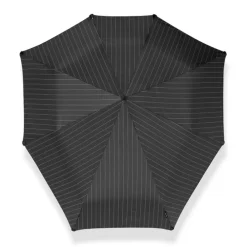 Senz Automatic Opvouwbare Stormparaplu pin stripes black