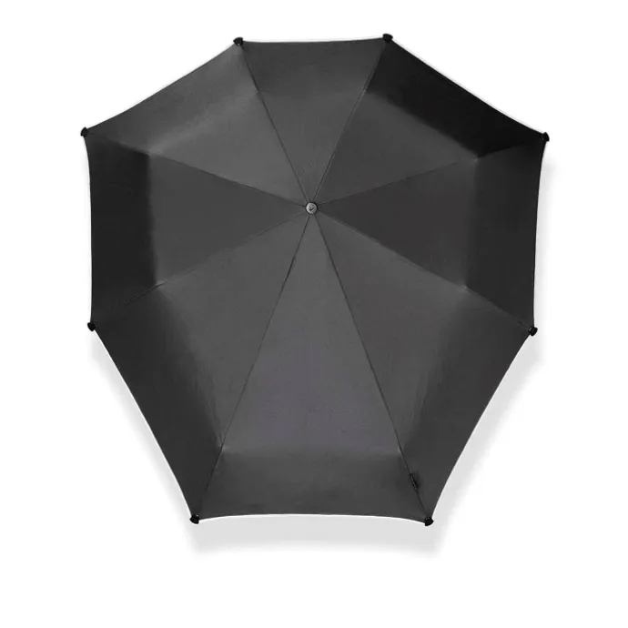 Senz Automatic Opvouwbare Stormparaplu black reflective