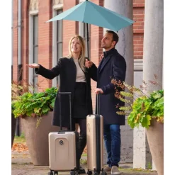 Senz Foldaway Carry On Trolley 55 champagne brown
