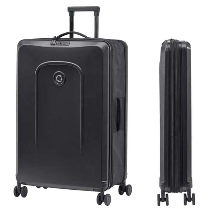 Senz Foldaway Check-In Trolley Large pure black