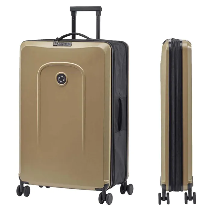 Senz Foldaway Check-In Trolley Large champagne brown